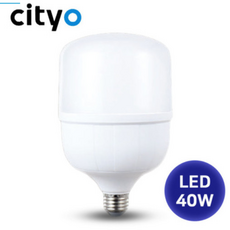 씨티오 LED 크림벌브 40W 26B 소모갈 사무실 상가 매장 마트 창고 야외 캡핑장 사진영상촬영, 전구색, 1개