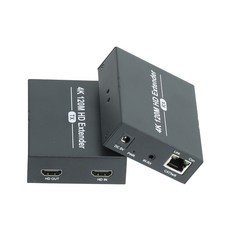 HDMI網路線RJ45 120米4K影音訊號延長器 高清監視器延長線 RJ45轉HDMI, 1個, -