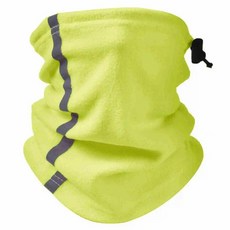치마각반 겨울 플리스 넥 워머 반사 게이터 드로스트링 스키 하이킹용, [01] 치마각반 Fluorescent Green