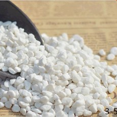 황토 자갈 야광 장식 수족관 어항 마사토 상토, 1개, H. 흰색 바닥 모래 50g