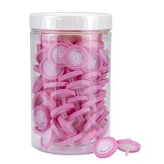 필터 친수성 여과 0 45um 마이크론 기공 25mm 막 직경 실험실 멤브레인 디스크 비멸균 랩필 100팩 포장, 25mm Syringe filter