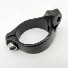 28.6MM單車耳掛式前變轉接座 精準變速提升騎行效率, 1個, 黑