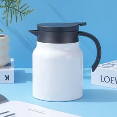 AQWA 茶水分離保溫壺 燜燒壺 不鏽鋼, 白色, 1個