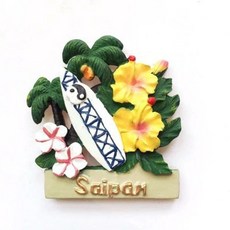 냉장고 자석 수집용 기념품 랜드마크 마그넷, 핑크레드 세판