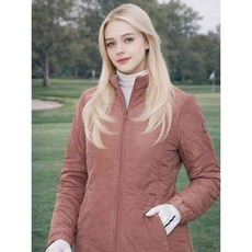 데니스골프 여성 뜨끈 보아퍼 패딩점퍼_FAPWLPD266 2886095