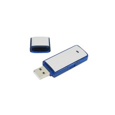 미니 소형 USB 보이스 원터치 녹음기 8GB 이동식 디스크 겸용, VRS-002 블루