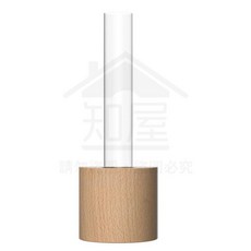 磁吸冰箱貼 水培花瓶 插花器 花束 個性創意 立體 廚房客廳裝飾擺件, 【簡約款1個裝】強力磁吸丨精品櫸木