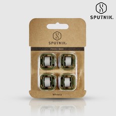 艾爾發寵物 SPUTNIK 斯普尼克 COZY FOOD BOX 機能飼料箱輪組 綠色 寵物飼料儲存箱 附輪子, 1個