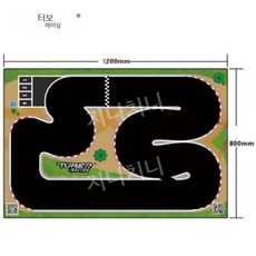 터보 미니 RC 원격 조종 카 전용 레이싱 트랙 매트 1200X800MM, 3 1.2X0.8m 평면 트랙