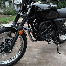 바이크 액세서리 가방 부품 범퍼 가드 고무 헤드, 보강형 범퍼 가드+블랙 알루미늄 헤드