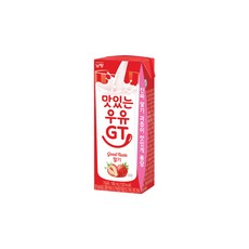 남양 맛있는우유 GT 200mlx24팩 /딸기우유/초코우유/무배, 01 남양 딸기우유x24팩, 24개, 200ml, 24개