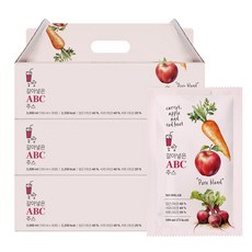 레드비트 사과 당근을 몽땅 갈아넣은 ABC 주스, 90개, 100ml
