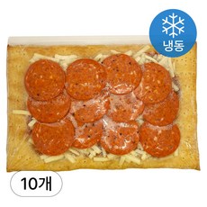 [인생건어물] 페스츄리 페퍼로니 사각 피자 255g 10개 안주 업소용 대용량