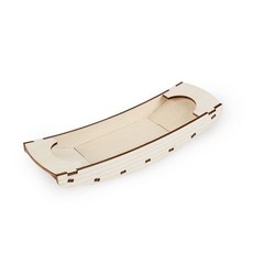 DIY 나무 모형 조립 키트 햄스터 놀이터 시리즈 흔들보트 YM508, 1개
