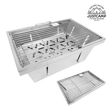 저스트캠프 IGT 화로대 숯불 바베큐 그릴 접이식 캠핑 화로, 1개