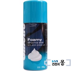 질레트 포오미 센서티브 스킨 쉐이빙 폼, 175g, 1개
