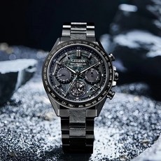 CITIZEN 星辰 GPS衛星對時錶 HAKUTO-R聯名 鈦金屬 闇月限量款 男錶 CC4065-61Y