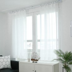 [에타홈] 화이트 레이스 거실 안방 속커튼 기획전 12종