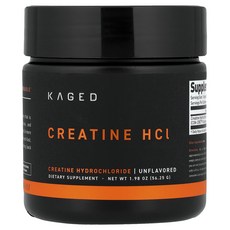 케이지드 크레아틴 HCI 무맛 56.25g (1.98oz), 4개, 56.132g