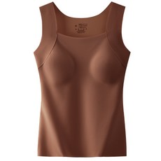 아르앤유 여자 무봉제 심리스 브라캡 런닝 나시