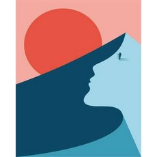 추상 숫자로 RUO프리미엄 냄비Y 그림 미니멀리스트 원래 선물 아크릴 페인트 공예 장식 218172, 20x30cm No Frame, 9929294