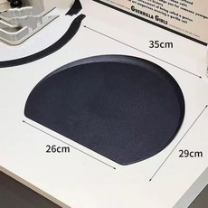 일본 이하라기판 스미노 향균 비장탄 흠집 안나는 주방 커팅보드 고무 도마, 1개, 34cm