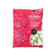[얌얌마켓] 냉동 애호박 슬라이스 1kg (아이스박스+드라이아이스 포함), 11개