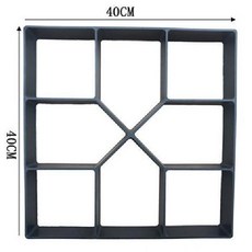 시멘트 틀 보도블럭 바닥 금형 물결 벽돌 조경석 몰드 마당, D. 40x40x4cm