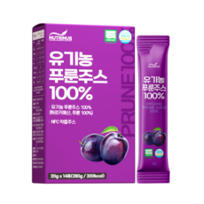 [뉴트리너스] 유기농 NFC 푸룬주스 100% 280g, 20g, 28개
