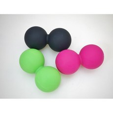 【神拳阿凱】橡膠花生球 筋膜放鬆按摩球, 1個, 紅