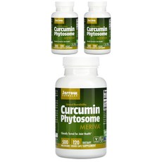 Jarrow FORMULAS 賈羅公式 薑黃素素食膠囊 500mg, 120顆, 3罐