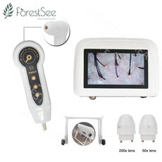 피부 모발 두피 검출기 피부 분석기 Dermoscopy 테스터 진단용 피부 관리 도구 충전식 렌즈 2 개 포함