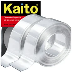 카이토 초강력 클리어겔 자국없는 실리콘 양면테이프, 2개