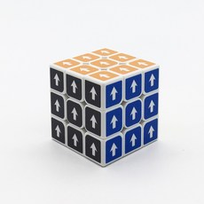3X3 화살표 방향 매직 큐브 33 퍼즐 333, 1개, 혼합색상