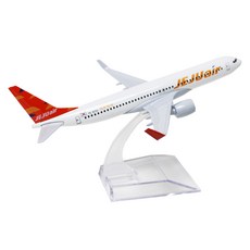 JJC 비행기 모형 16cm 1:400 ~ 20cm 1:300 다이캐스트 장식용 소형 모형항공기, 1개, 선택04-제주에어