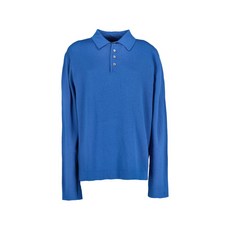 겐조 중고 파인 니트 폴로 탑