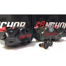 ANCHOR 銨科 海錨 AN-C15 對二螃蟹卡鉗 FORCE SMAX 四代戰 五代戰 BWSR 雷霆S, 硬陽黑, 1個