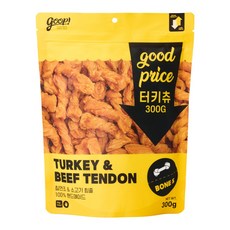 구프 터키츄 강아지간식 육포, 1개, 300g, 본 S 1개, 300g, 본 S
