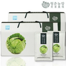 청춘농장 양배추즙 2박스 총 60포, 90ml, 60개