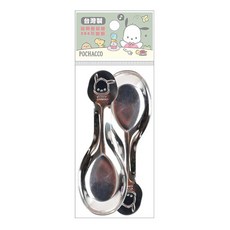 Peppa Pig 兒童造型不鏽鋼湯匙2入 (正版授權), 帕洽狗, 1個, 2入湯匙