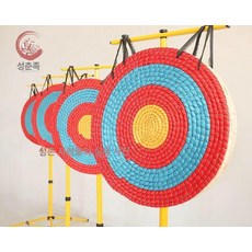 양궁 과녁거치대 국궁 사격 타겟 컴파운드 타겟, 1개, 단걸이 활쏘기 직경 30cm