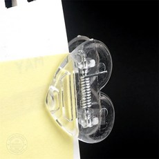 일꾼몰 투명 집게 1개입 파일집게