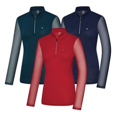 콜핑 여성 봄 하이쿨 소매 메쉬 집업 티셔츠 벨로(여) KTT0446W