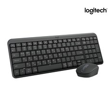 로지텍 코리아 MK250 블루투스 무선 키보드 마우스 콤보 세트 한글 자판 25년 7월 신모델, 그래파이트(블랙), MK250_BLUETOOTH_COMBO, 일반형