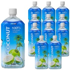 TANDO 코코넛 워터 100%, 1L, 12개