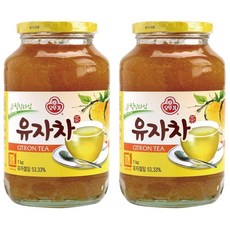 식자재 식재료 도매 오뚜기 유자차 1Kg 1개, 1
