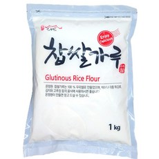 온정원 국내산 찹쌀가루 1Kg 우리쌀 100 대용량 업소용 식당용 가정용 식자재, 1개