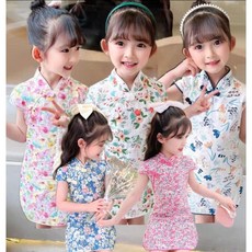 女童旗袍洋裝