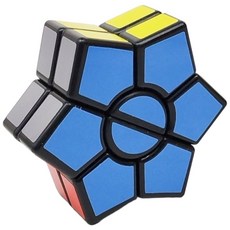 小小店舖 二階魔術方塊 異形六角魔星 彩色益智玩具 puzzle 2階魔方, 黑色, 1個