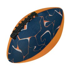 兒童戶外運動橄欖球 柔軟安全玩具 綠藍漸層設計 輕巧易握, 水波(橘), 0.6g, 1個